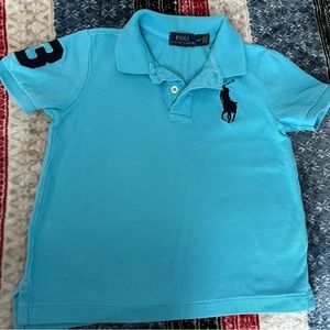 Polo by Ralp Lauren  Cotton Mesh Shirt Toddler Boy